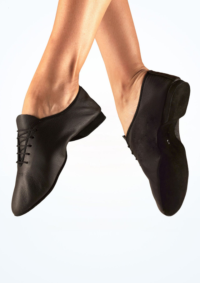 Chaussons de jazz en daim Freed Reflex - semelle pleine Noir [Noir]