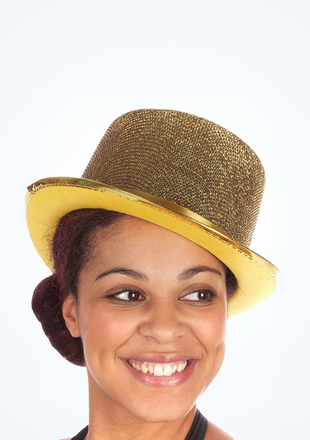 Chapeau haut de forme en lurex Or Principal [Or]