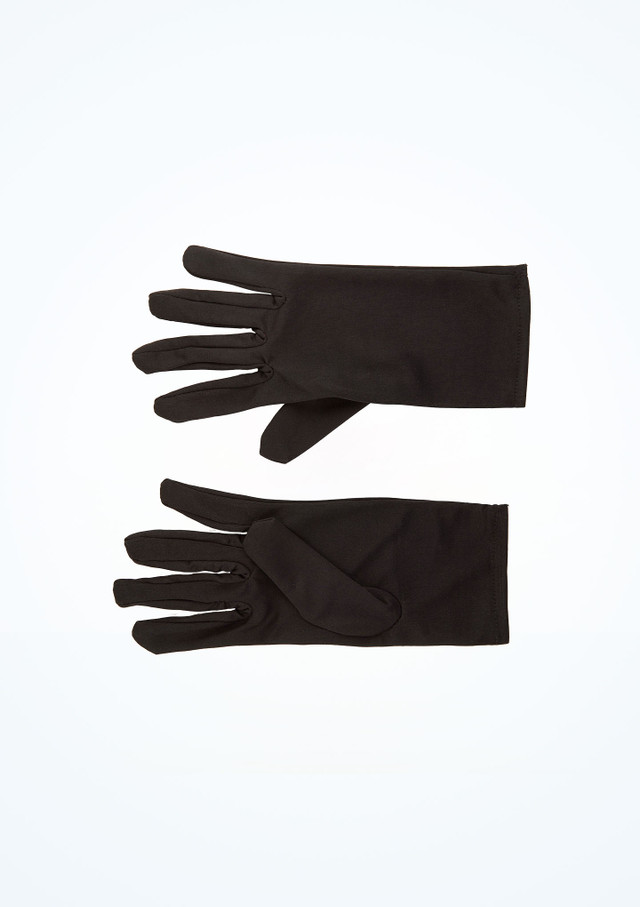Gants courts noirs Noir Principal [Noir]