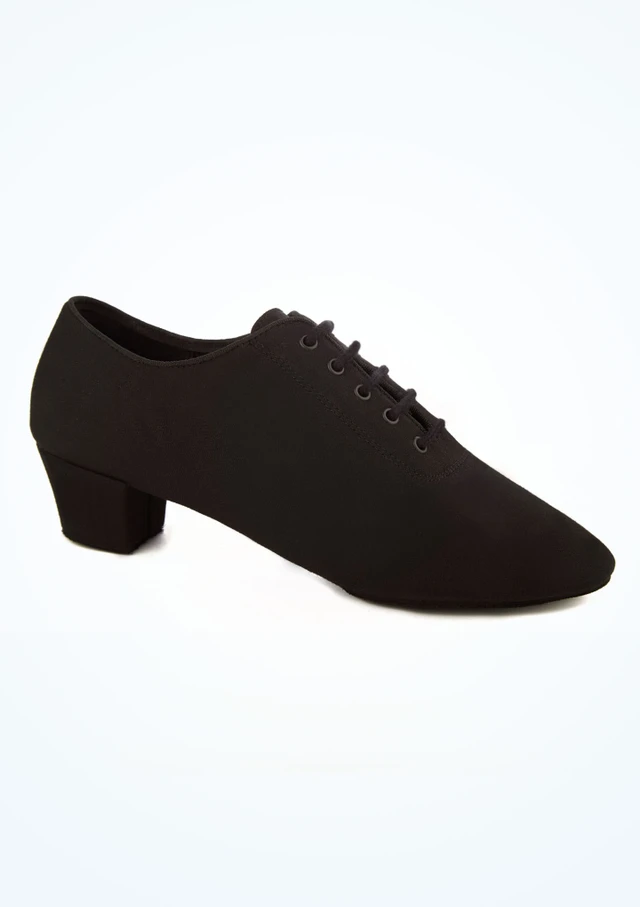 Chaussures de danse latine pour hommes en tissu Ray Rose Thunder Noir Principal [Noir]