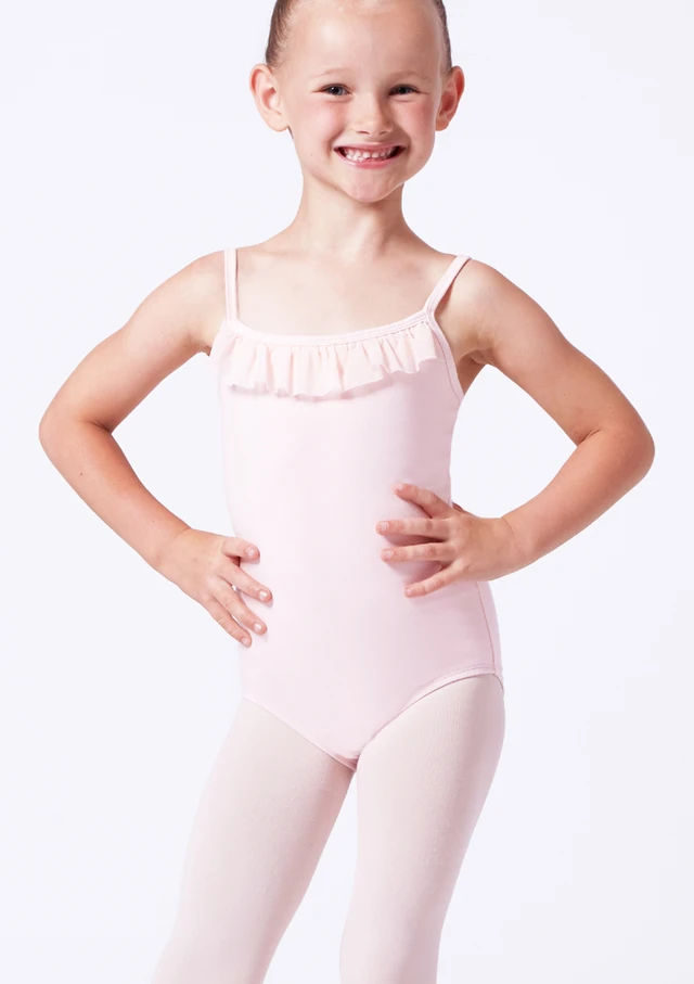 Justaucorps à bretelles pour filles Move Dance Tori Blanc [Blanc]