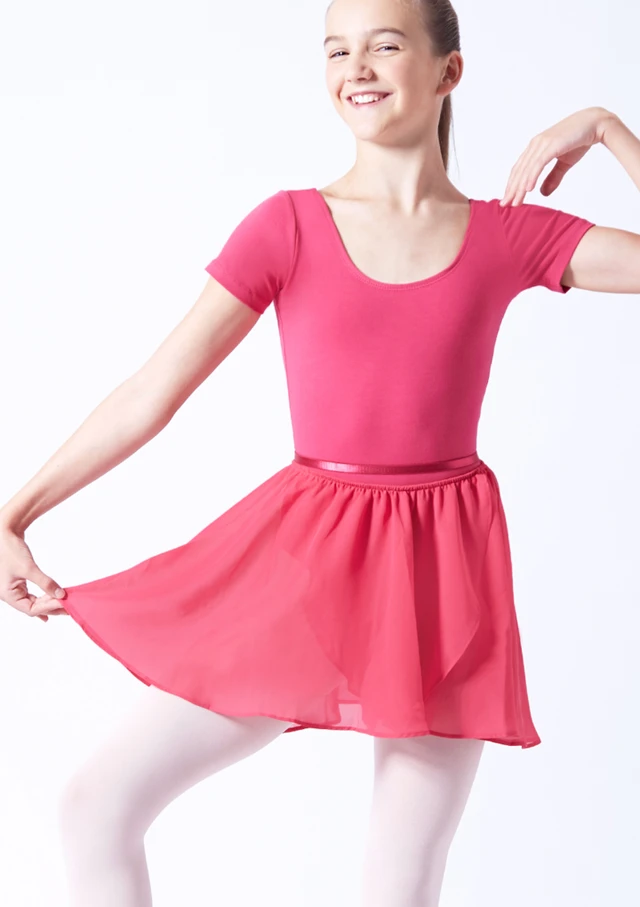 Jupe danse classique pour ados Move Dance Hetty Blanc Avant [Blanc]