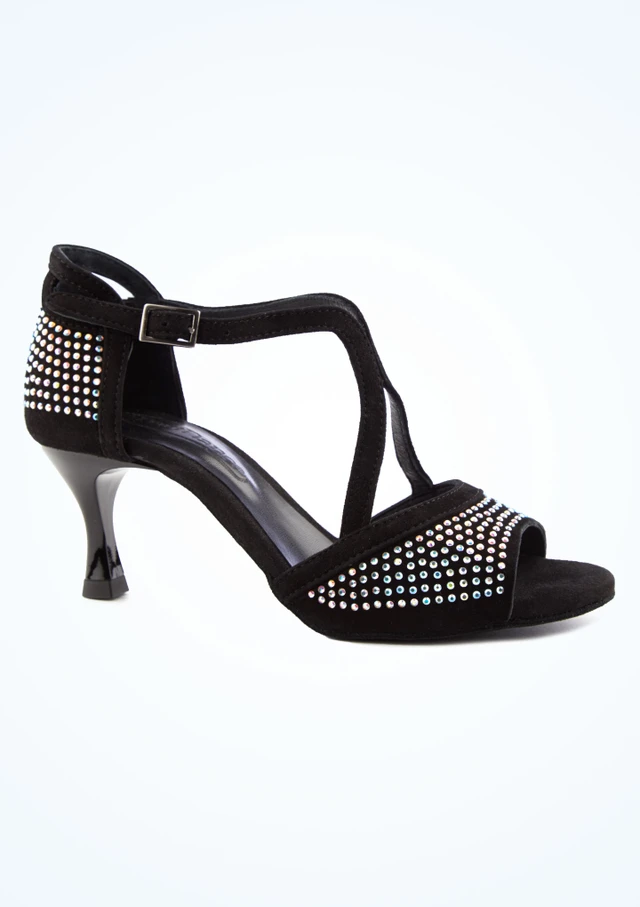 Chaussure de Danse Port Dance Luana 5 cm Noir Dessous [Noir]