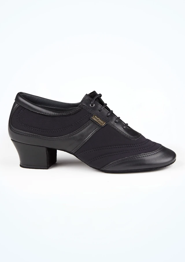 BLACK LYCRA/LEATHER Noir Side [Noir]