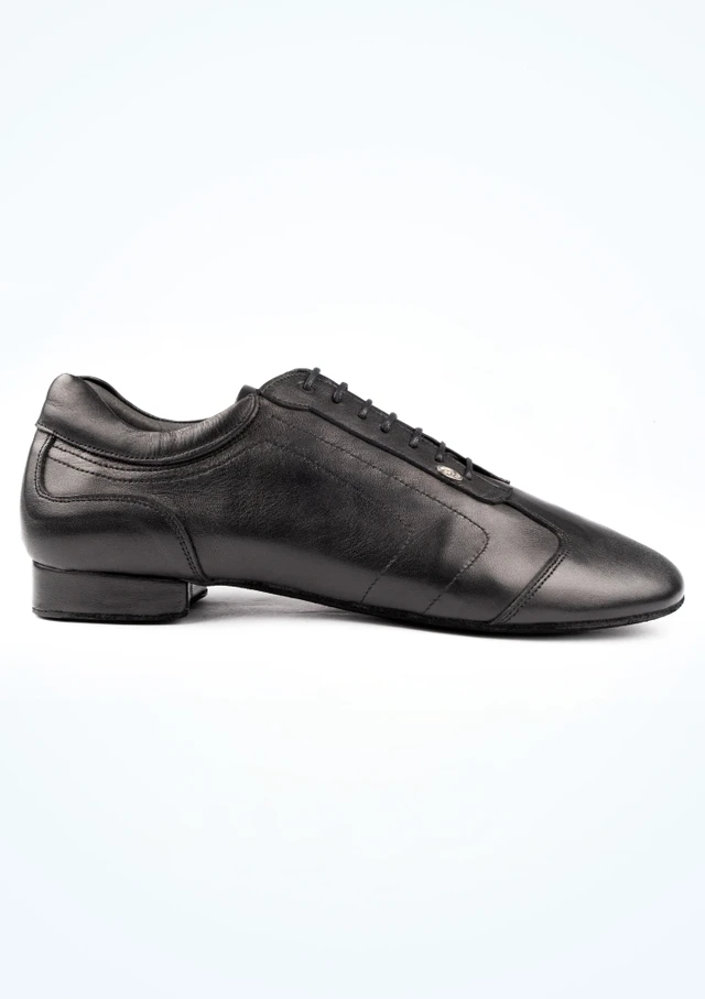 BLACK LEATHER SUEDE SOLE Noir Side [Noir]
