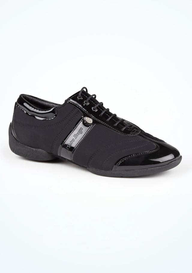 Baskets de danse homme en cuir verni PortDance Pietro