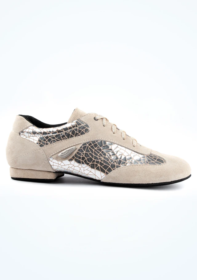 Chaussures de danse homme en cuir effet craquelé PortDance 08