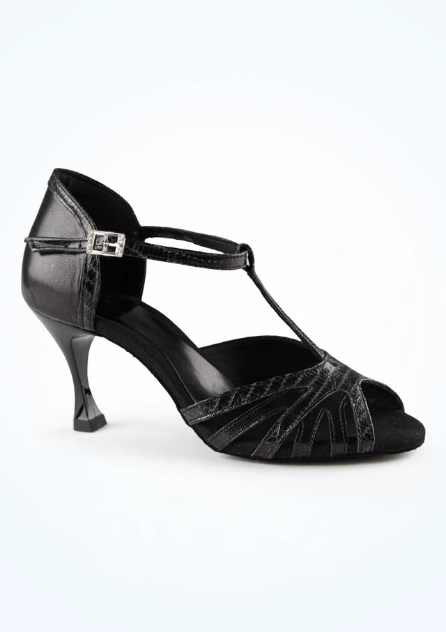 Chaussures de salon et de danse latine Move Dance Rosemary - Noir - 6.35 cm [Noir]