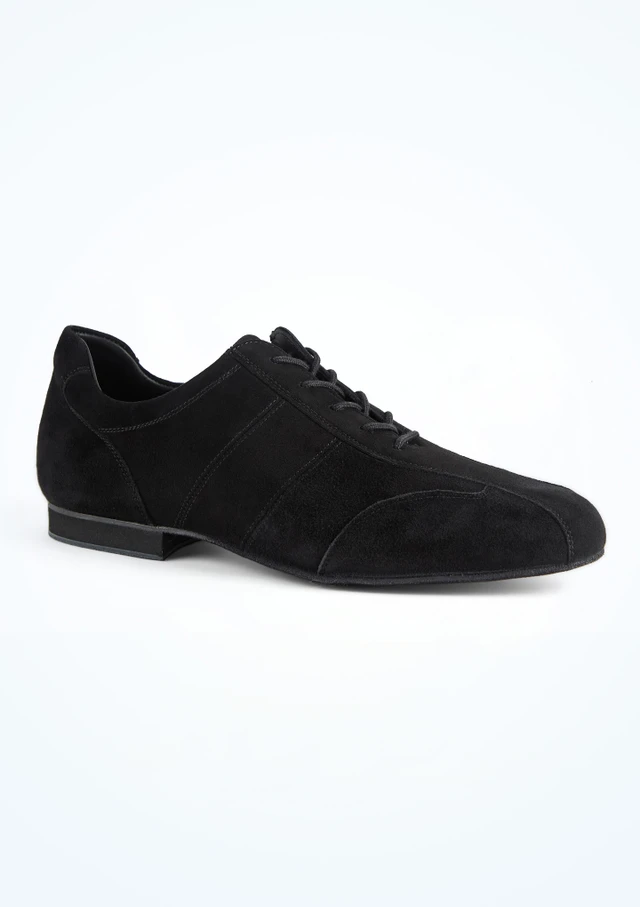 Chaussures de danse suédé Werner Kern Cuneo Noir Side [Noir]