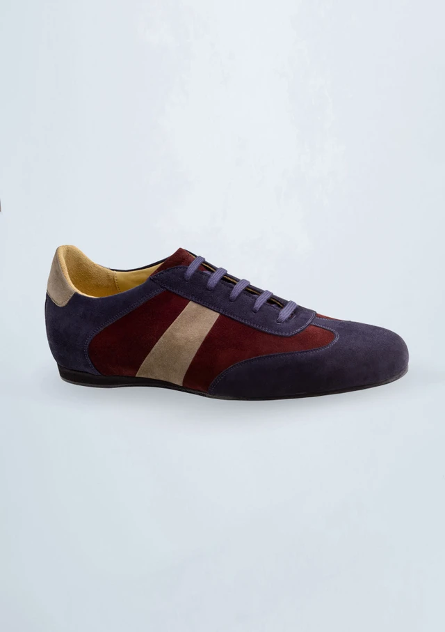 Chaussures de danse Werner Kern Bari Rouge et bleu Front [Rouge]