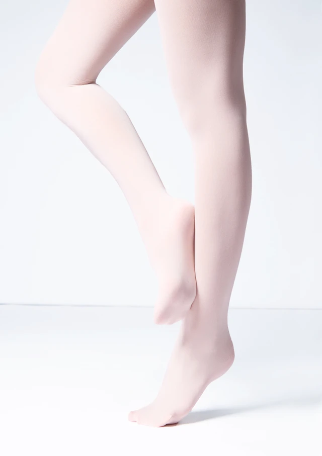 Adult Footed Tights Rose Front [Rose]