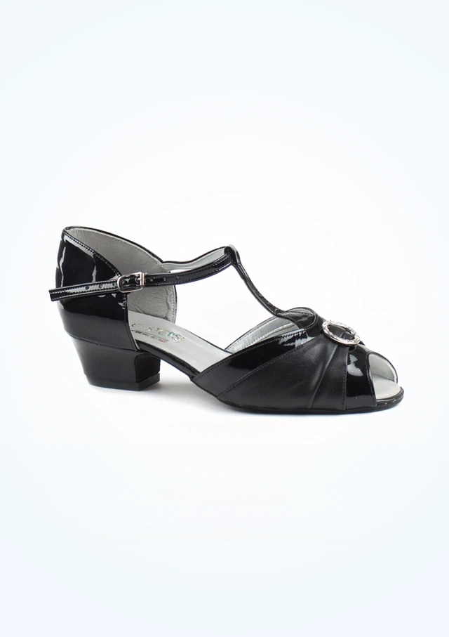 Chaussures danse de salon Dancesteps Garnet - 4cm - noir Noir [Noir]