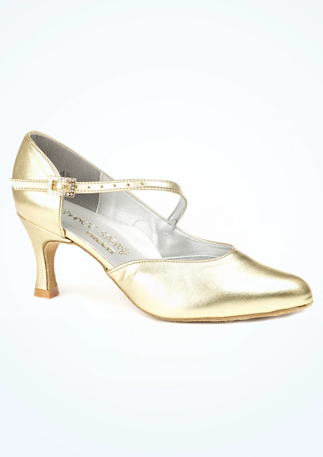 Chaussures danse de salon Dancesteps Foxtrot - 6,5cm Or [Or]