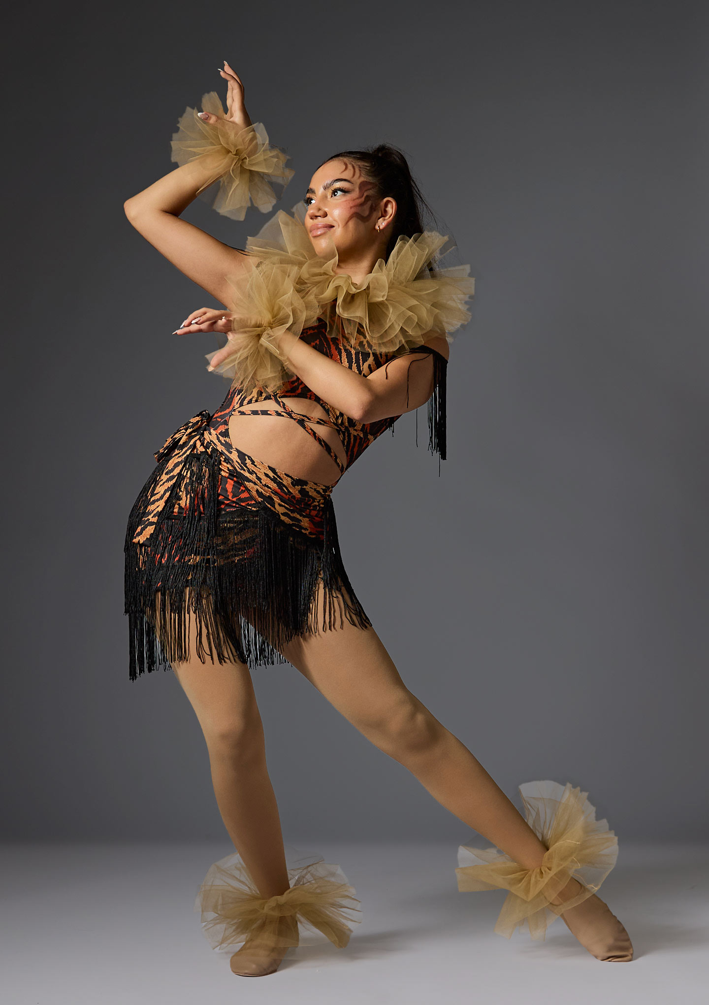 Costume Jolista Jungle Beat Marron Front [Marron]