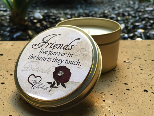 Vintage Rose - Friends live forever - 6oz