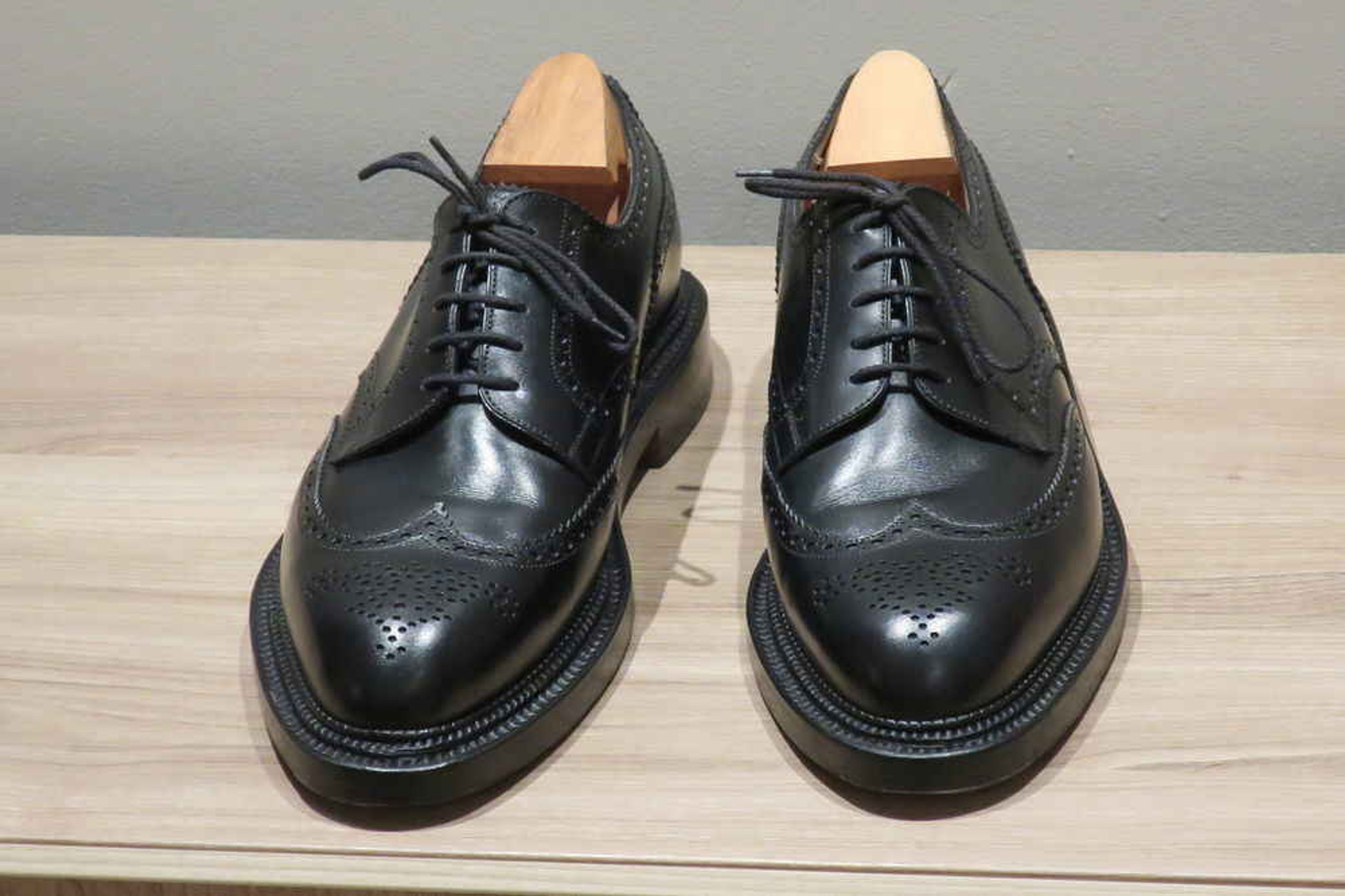 Brand new jm weston Medallion wing-tip Derby triple sole Derby 590 ...