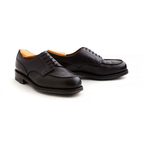 JM Weston 598 Demi Chasse Split toe Derby - Black calf Used