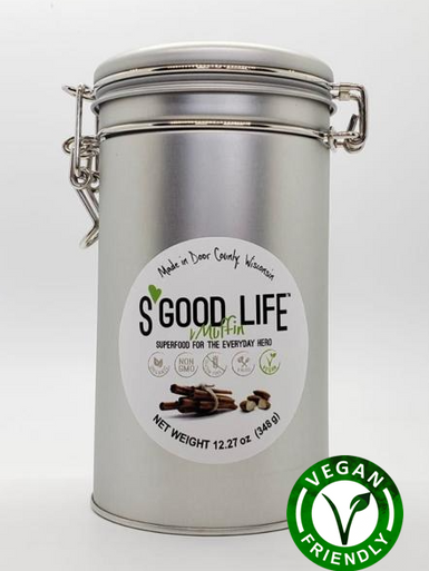 The Vegan Mighty Tin - 6 Servings - Muffin Mix - Vegan, Gluten
