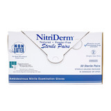 [SMALL] NitriDerm Sterile Nitrile Gloves, Non-Latex | 50 Pairs