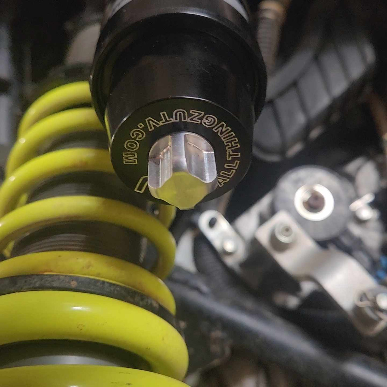 Kawasaki KRX Nitrogen Reservoir Caps with Shrader protection (qty4)