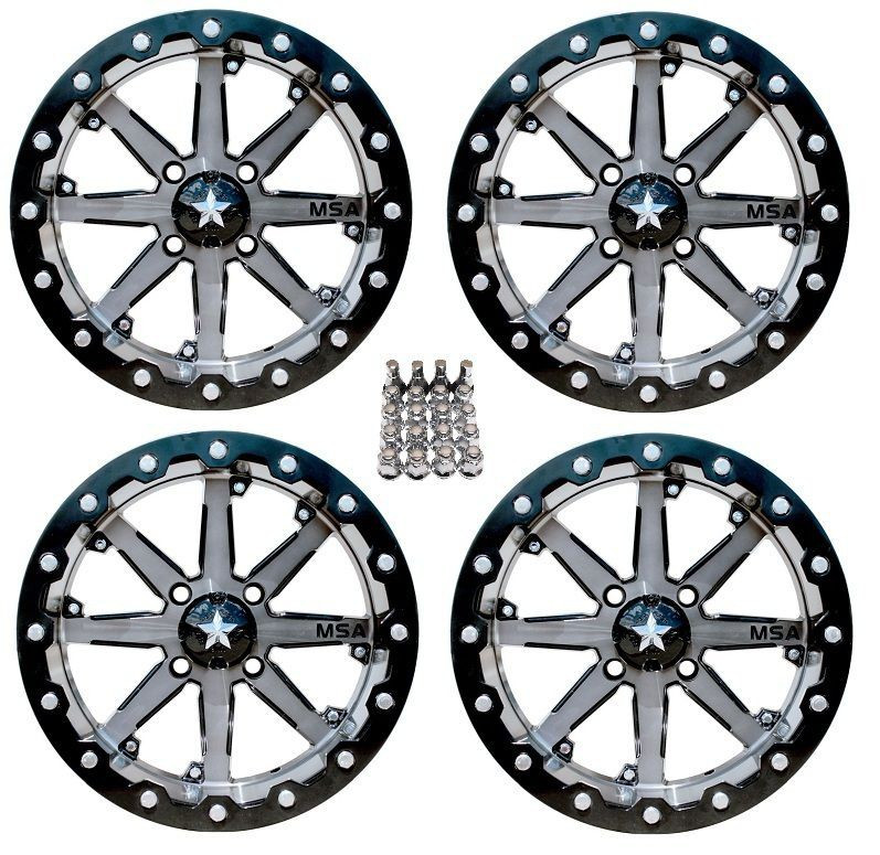 MSA M21 Lok Bead lock set of 4 W/ free color match rings All Thingz UTV