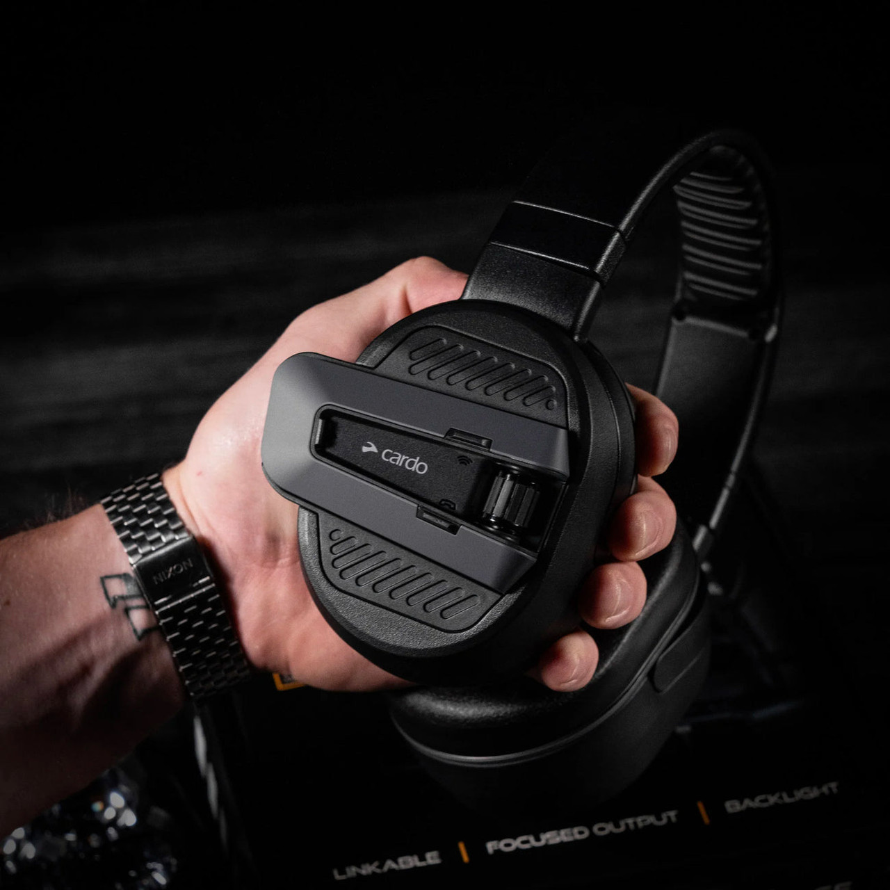 Packtalk Edgephones ORV + Gel Cups + Cardo cap Packtalk Edgephones ORV + Gel Cups + Cardo cap