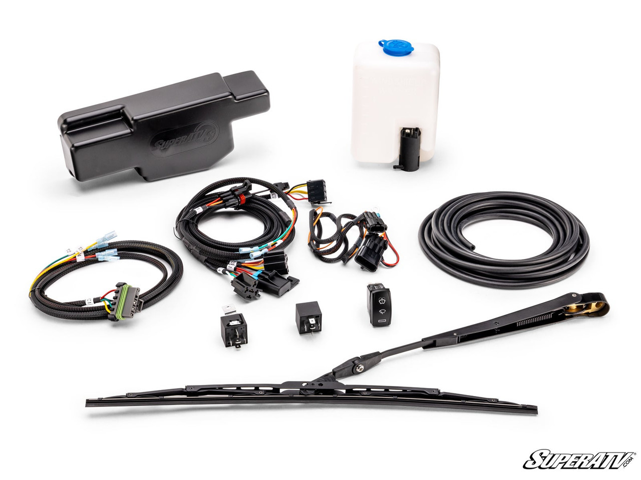 CFMOTO UForce 1000 MaxDrive Power Flip Glass Windshield