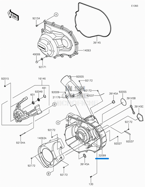 Kawasaki KRX Inner (OEM) Inner Clutch Case