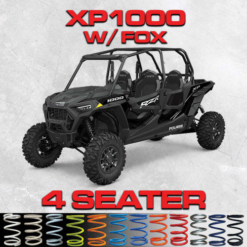 POLARIS RZR 1000 XP 4 SEATER (w/Fox Shocks) TENDER SPRING SWAP KIT POLARIS RZR 1000 XP 4 SEATER (w/Fox Shocks) TENDER SPRING SWAP KIT