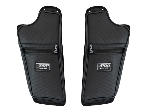  Front Lower Door Bags with Knee Pad for 16+ Polaris General (Pair)