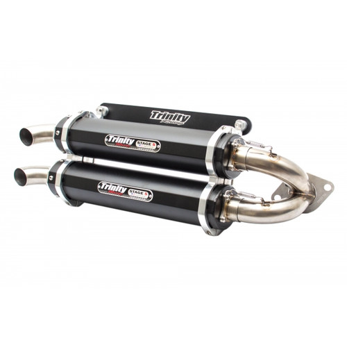 Polaris RZR Trinity Dual Slip on exhaust 