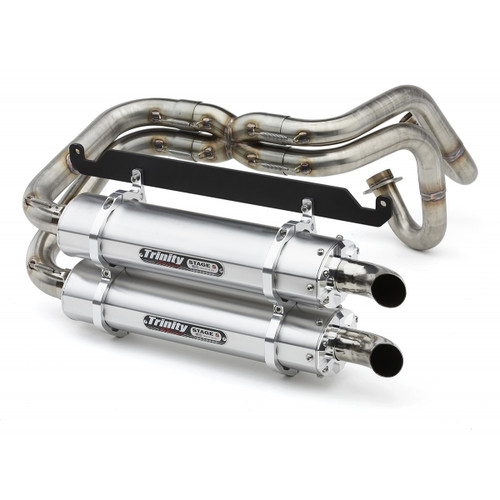 HONDA TALON DUAL EXHAUST SYSTEM BRUSHED