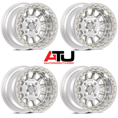Valor V09 Beadlock 15x10 Wide Wheels Machined Can-Am Maverick X3 ...