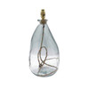 42cm Recycled Glass Lamp Clear - Bluebellgray