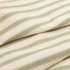 Ticking Stripe Sage Fabric Sample - bluebellgray