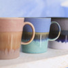 SGW Lab Glazed Porcelain Mug - Mid Blue - bluebellgray