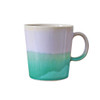 SGW Lab Glazed Porcelain Mug - Pink & Green - bluebellgray