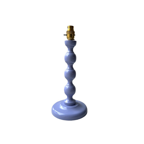 Small Painted Bobbin Lamp - Lilac - bluebellgray