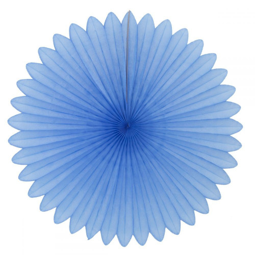 Large Paper Fan Decoration - Light Blue - bluebellgray