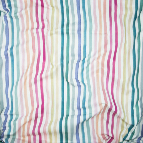 Market Stripe Cerise Fabric Sample - bluebellgray