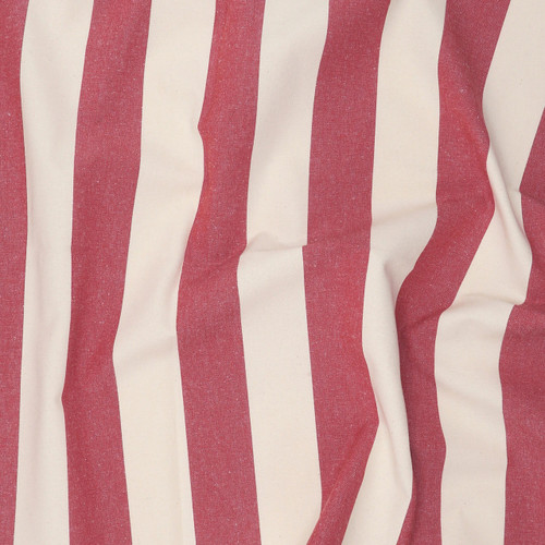 Wide Stripe Peony Fabric Sample - bluebellgray