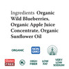 Dried Wild Blueberries, Organic - 4 oz