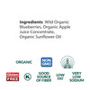 Dried Wild Blueberries Pocket Snacks organic, 1 oz