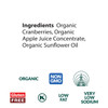 Dried Cranberries Pocket Snacks organic, 1 oz