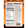 Tamari Almonds Pocket Snacks, Organic - 12 pack