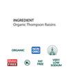 Thompson Raisins, organic - 1 lb