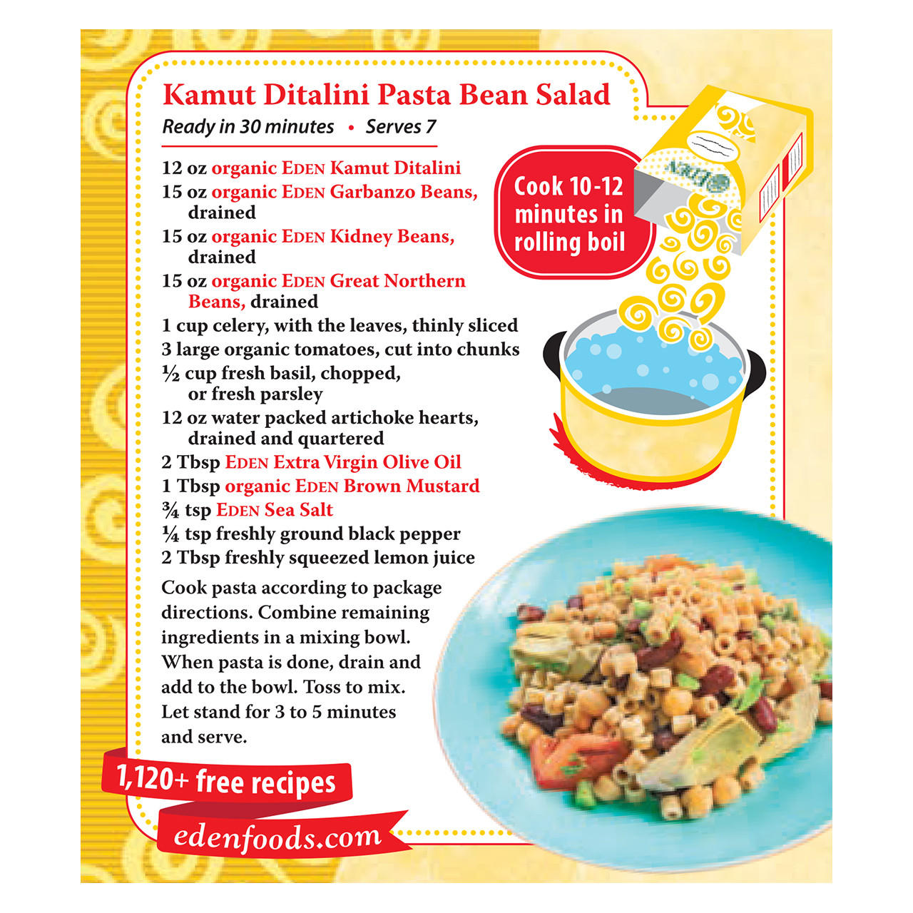 Kamut® Ditalini, Organic, Whole Grain Kamut® Ditalini, Organic, Whole Grain