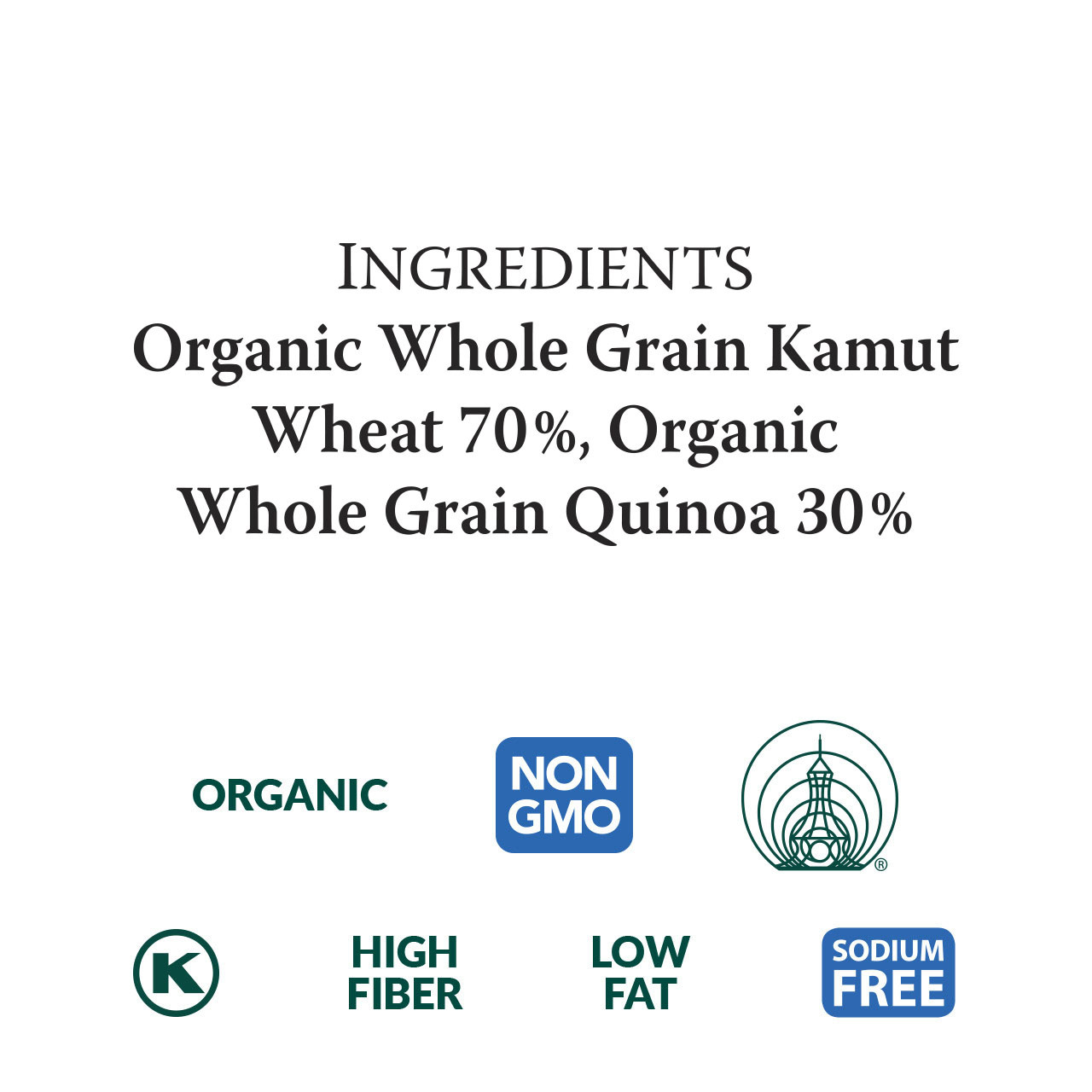 Kamut® & Quinoa Twisted Pair® organic, whole grain - Eden Foods