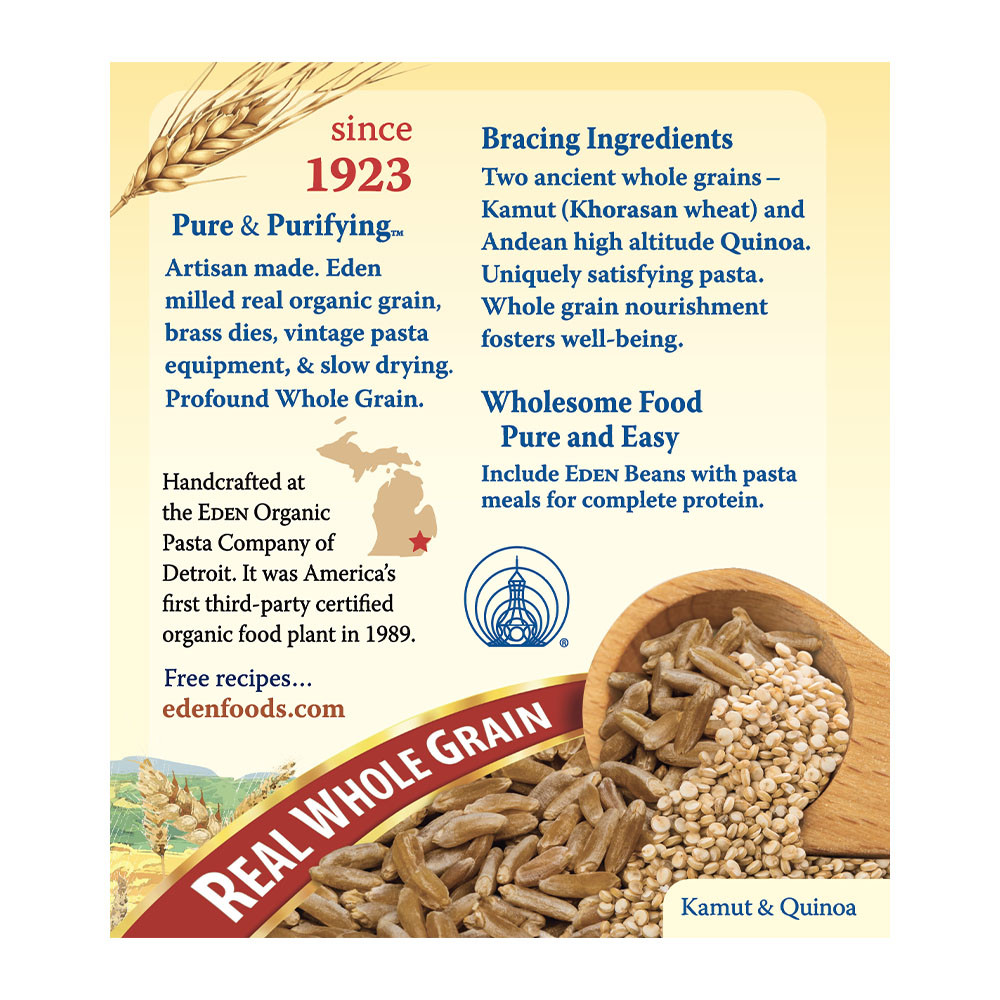 Kamut® & Quinoa Twisted Pair® organic, whole grain - Eden Foods