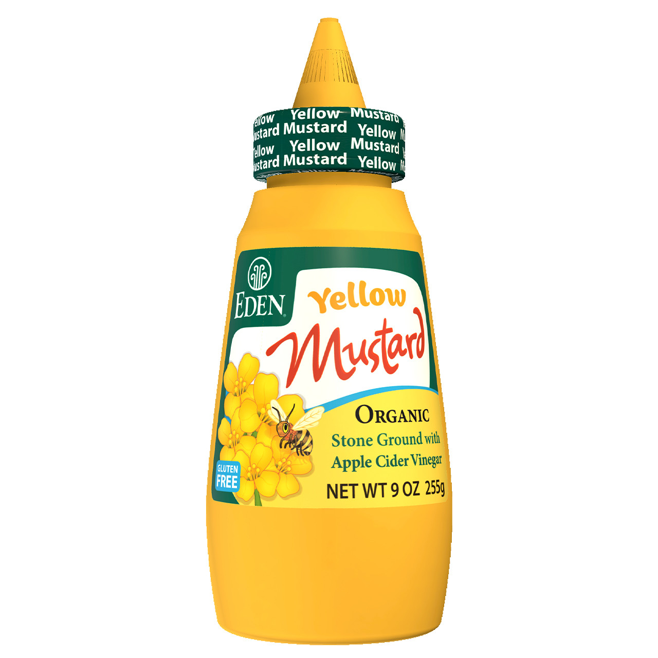 Yellow Mustard, Organic - Squeeze Bottle - Eden Foods